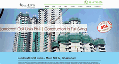 Desktop Screenshot of landcraftgolflinks.com